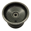 Carbon Look Wheel Spindle Mount - 115mm - Italian Motors USA LLC
