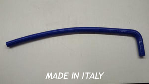 Blue Silicone Radiator Hose 90° Ends - 600mm - Italian Motors USA LLC