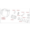 Master Cylinder Repair Kit - 22mm (Major) - Italian Motors USA LLC