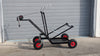 IM HQ Black Semi-Automatic Kart Stand BIG WHEEL with Hand Winch and Hooks **$50 Flat Rate Shipping** - Italian Motors USA LLC