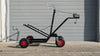 IM HQ Black Semi-Automatic Kart Stand BIG WHEEL with Hand Winch and Hooks **$50 Flat Rate Shipping** - Italian Motors USA LLC