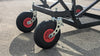 IM HQ Black Semi-Automatic Kart Stand BIG WHEEL with Hand Winch and Hooks **$50 Flat Rate Shipping** - Italian Motors USA LLC