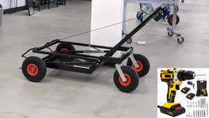 IM Drill Powered Electric Kart Stand - Big Wheel **DRILL INCLUDED AND $50 Flat Rate Shipping** - Italian Motors USA LLC