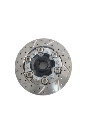 Italkart Complete Floating 30mm 6-Point Rotor Assembly (180 x 16mm thick rotor)  - Quattro - Italian Motors USA LLC