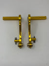 Universal Adjustable Pedal Set - Anodized Gold - Italian Motors USA LLC