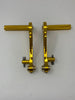 Universal Adjustable Pedal Set - Anodized Gold - Italian Motors USA LLC