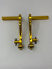 Universal Adjustable Pedal Set - Anodized Gold - Italian Motors USA LLC