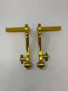 Universal Adjustable Pedal Set - Anodized Gold - Italian Motors USA LLC
