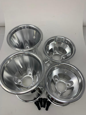 Alum. Wheel Set - 130mm / 180mm - Italian Motors USA LLC