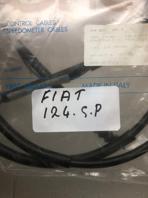Fiat 124 Spider Hand Brake Cable - Italian Motors USA LLC
