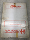 Alfa Romeo Alfasud Repair Manual (in Italian) - Italian Motors USA LLC