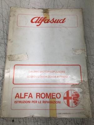 Alfa Romeo Alfasud Repair Manual (in Italian) - Italian Motors USA LLC