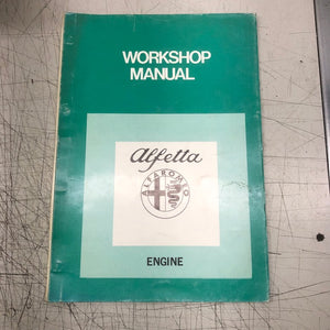 Alfa Romeo Alfetta Workshop Manual - Italian Motors USA LLC