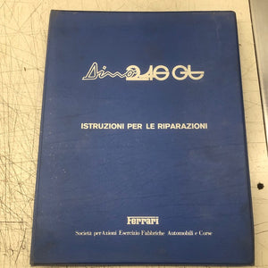 Ferrari Dino 264 GT Manual (in Italian) - Italian Motors USA LLC