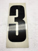 Number Stickers - Black With Transparent Background - Italian Motors USA LLC
