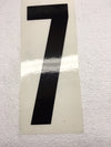 Number Stickers - Black With Transparent Background - Italian Motors USA LLC