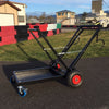 IM Black Semi-Automatic Kart Stand with Hand Winch and Hooks **$50 Flat Rate Shipping** - Italian Motors USA LLC