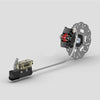 Complete Rear Mini Brake System - Black - Italian Motors USA LLC