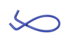 Blue Silicone Radiator Hose 90° Ends - 1200mm - Italian Motors USA LLC