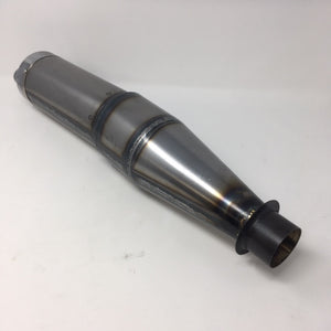 Bent Exhaust Pipe - D.110/100 CONE 47,5/0,6 - Italian Motors USA LLC