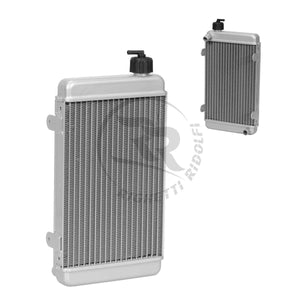 Aluminum Radiator - 355 x 205 x 34mm - Italian Motors USA LLC